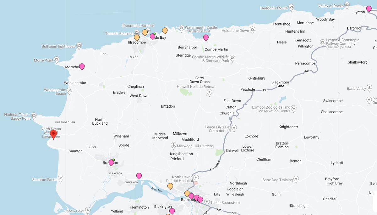 EV charging - Croyde Road, Devon