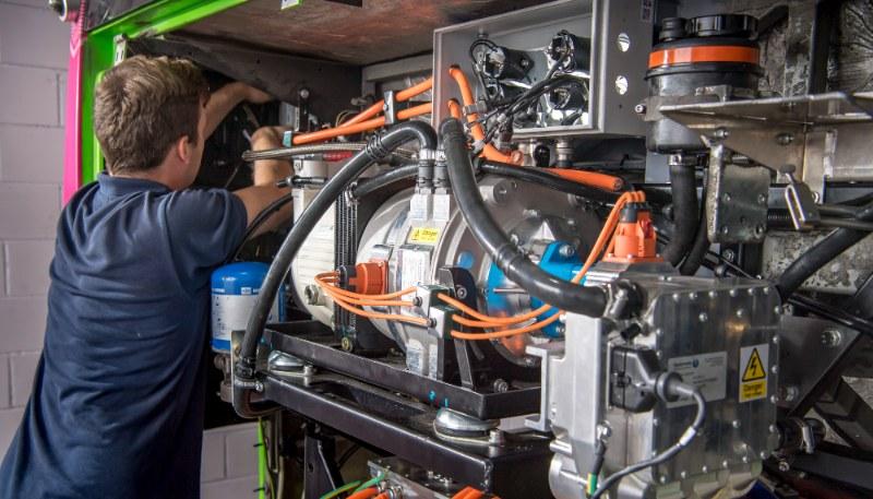 first bus partners with electrification specialist equipmake