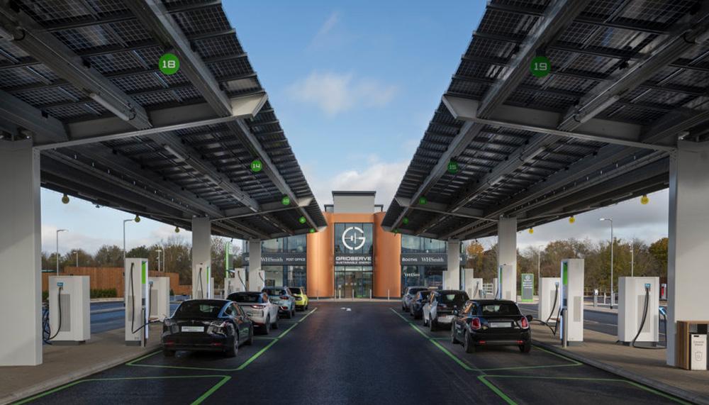 gridserve's first electric forecourt in braintree