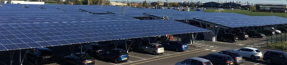 solar car parks cut electricity bills by £1,000 per space per year