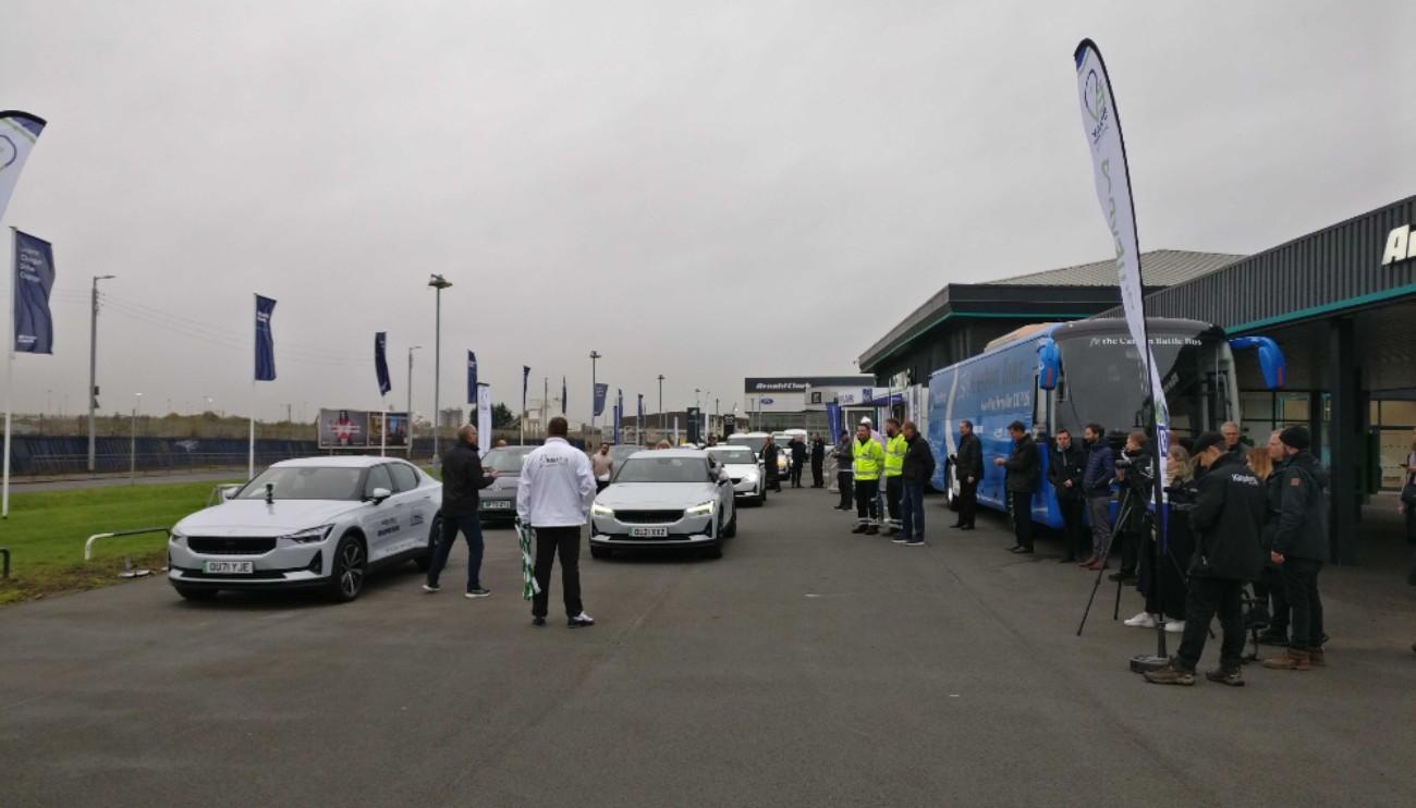 ev rally scotland leaves glasgow cop26