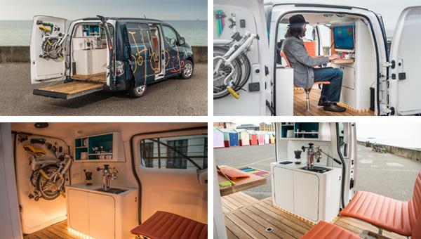 Nissan e-NV200 WORKSPACe: first all-electric mobile office 