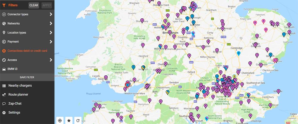 rapid chargers offer card payment 2020