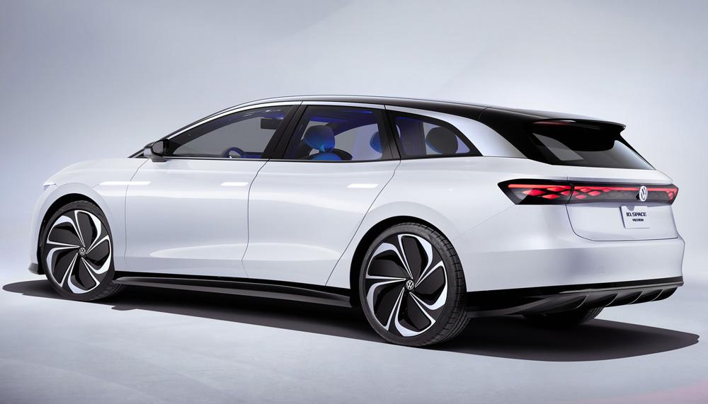 vw showcases vizzion electric estate la