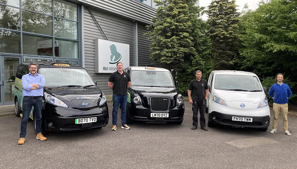 wireless charging system developed electric taxis