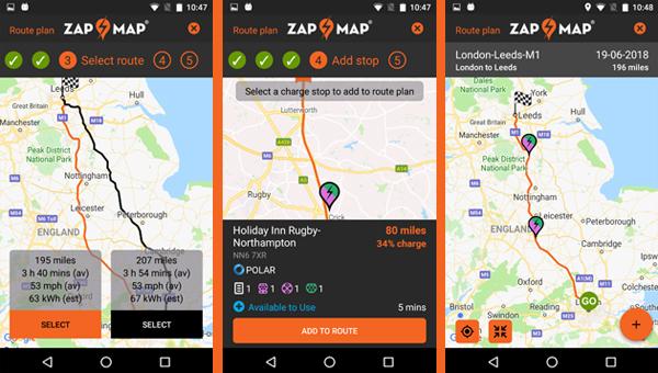 zap map releases route planner