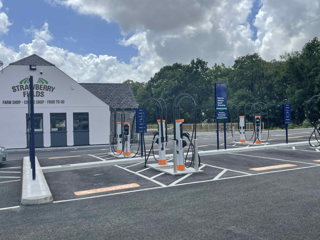 Osprey charge points at Salmons Leap