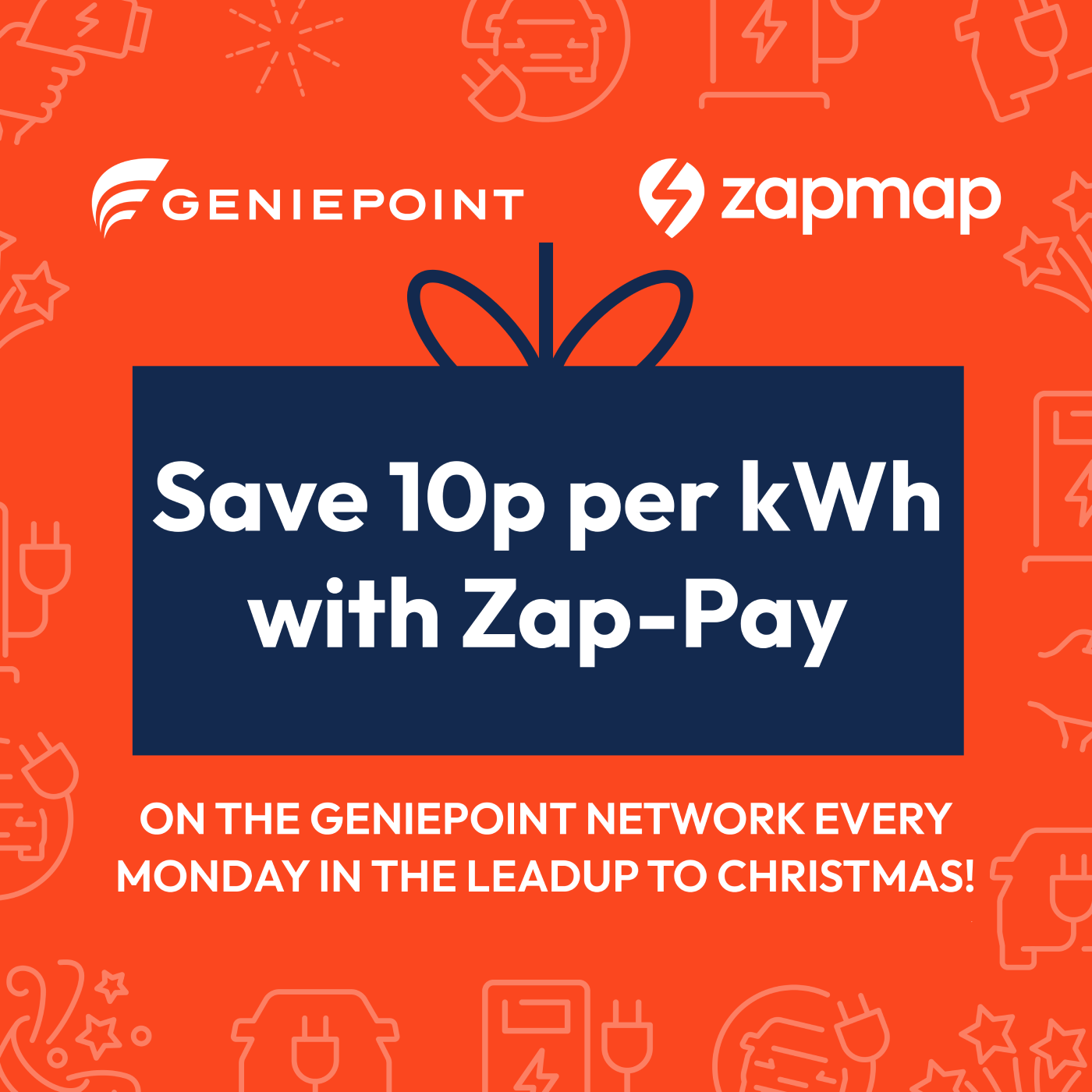 GeniePoint promotion image with details of promotion