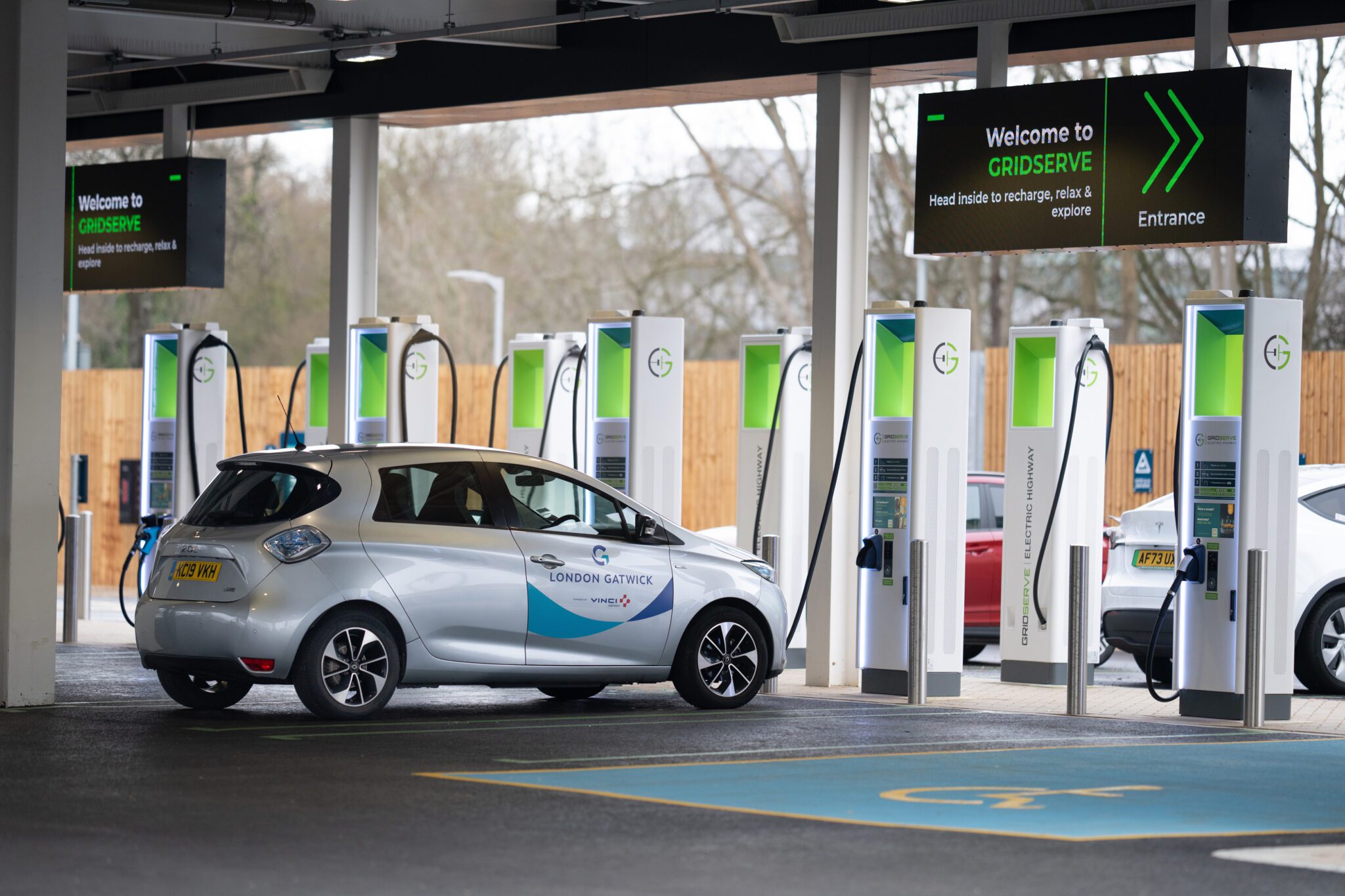GRIDSERVE charge points Gatwick