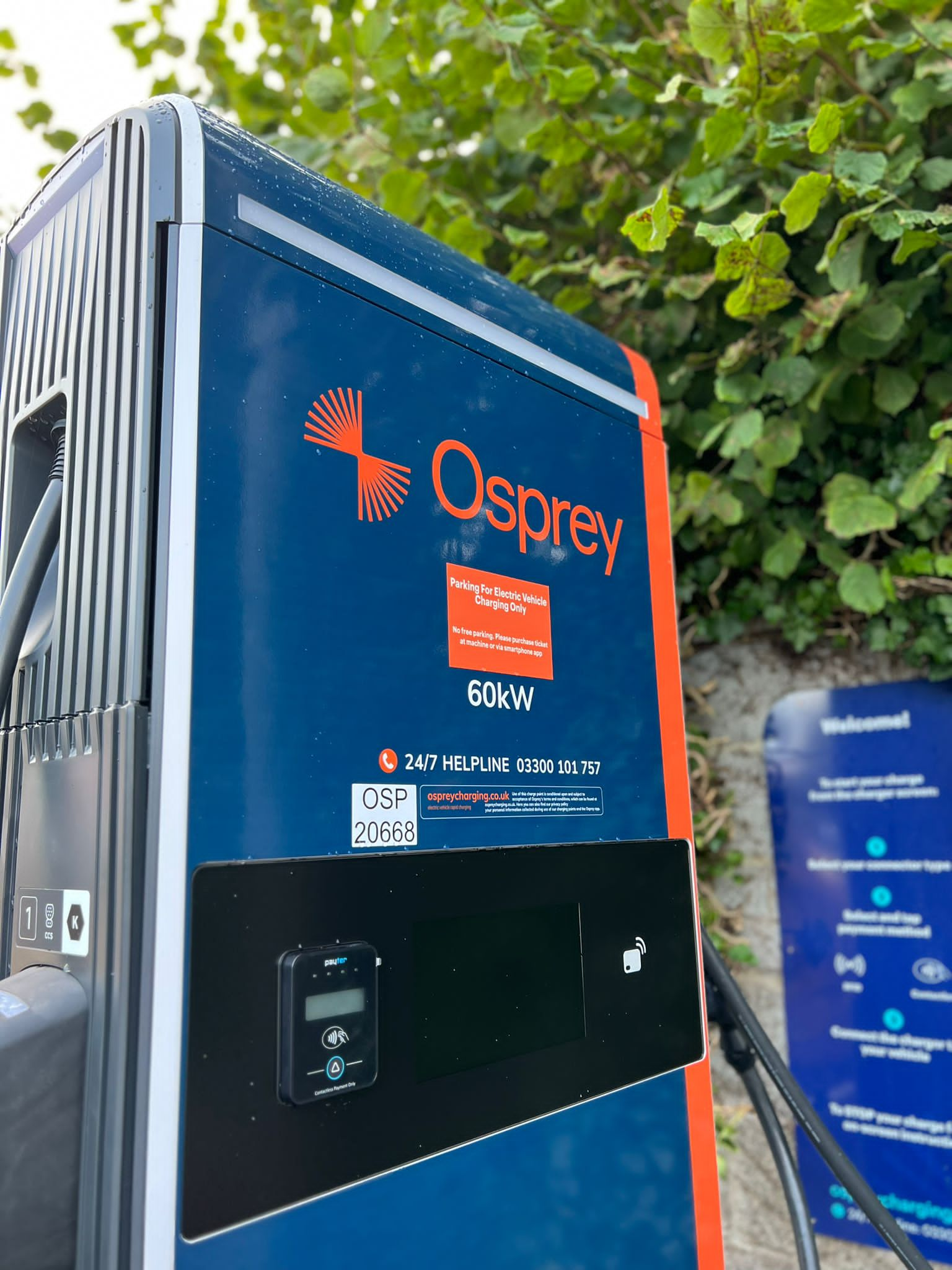 New Osprey charge point Blacksmith Arms in Milton Keynes