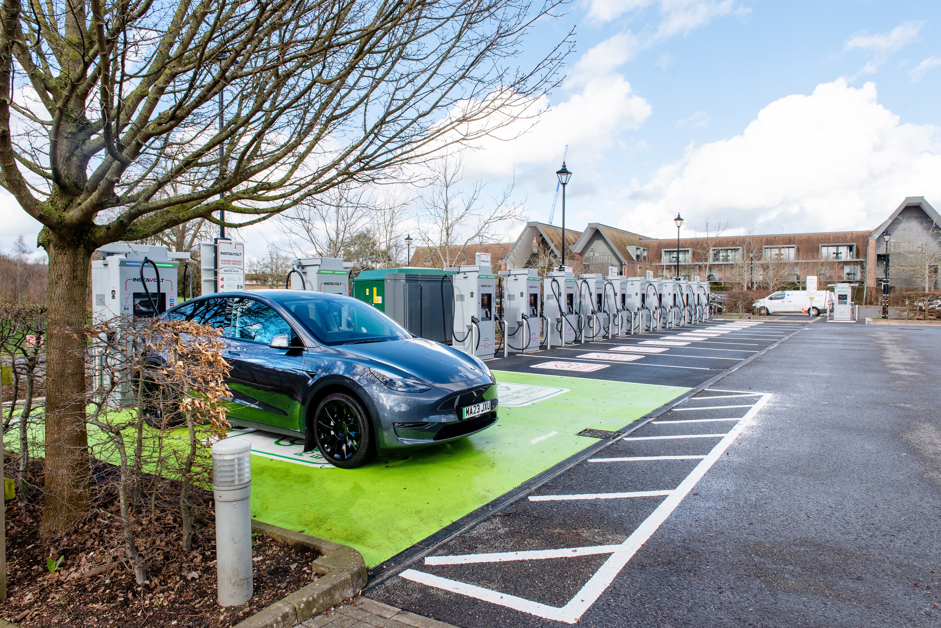 InstaVolt charging at Syon park