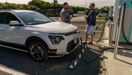 Applegreen Electric charge points in use