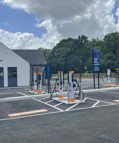 EV charging - Salmons Leap hub Totnes