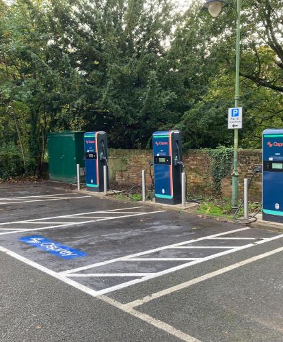 3 Osprey charge points in car park