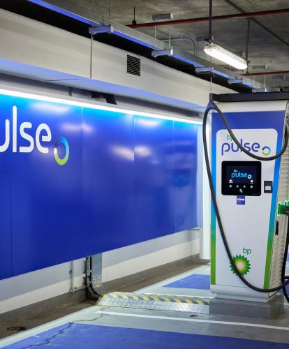 bp pulse hub in car park London