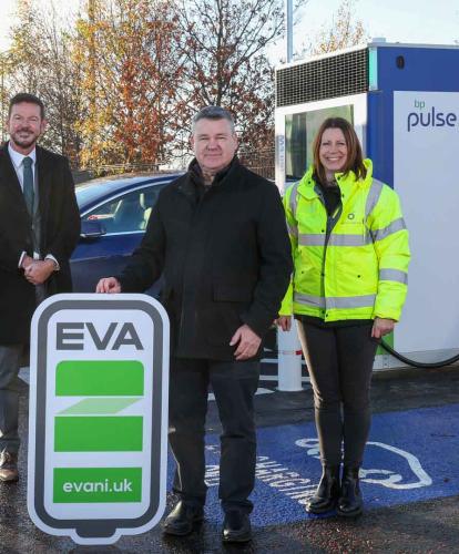 bp pulse charge points at Henderson retail site