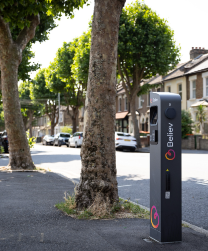 Believ on street charge point
