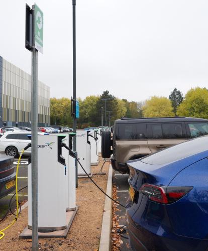 Zest charge points at University of Warwick