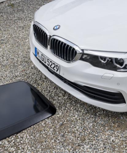 BMW GroundPad wireless charge point launched