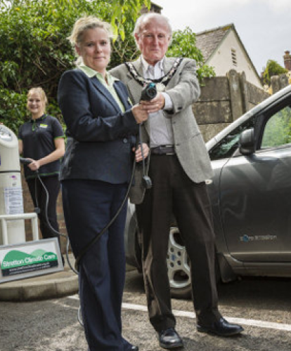 Shropshire council unveils first publicly accessible EV charging points