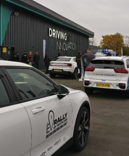 EV Rally of Scotland sets off from home of COP26