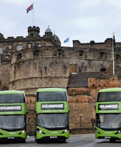 Edinburgh receives four electric double-decker buses