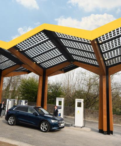 Fastned opens fastest EV charge point in UK