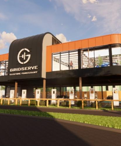 GRIDSERVE begins construction of Gatwick Electric Forecourt