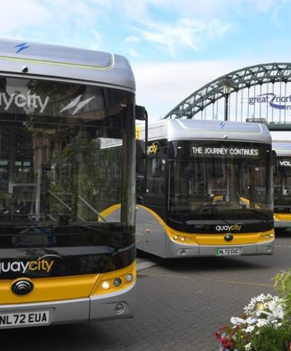 Go-Ahead expands fully electric bus fleet in North East