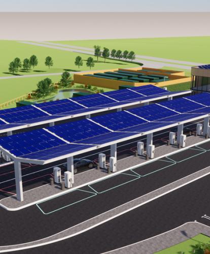 Electric Forecourt ultra rapid EV charging hub plans revealed