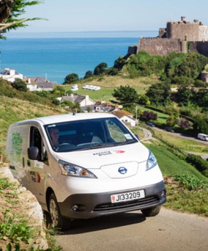 Jersey Post adds Nissan electric vans to fleet