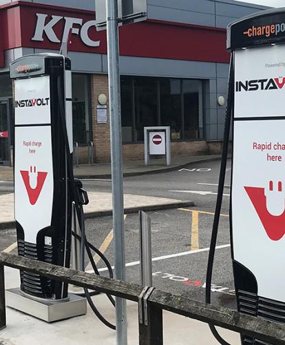 InstaVolt partners with KFC to deliver rapid chargers nationwide