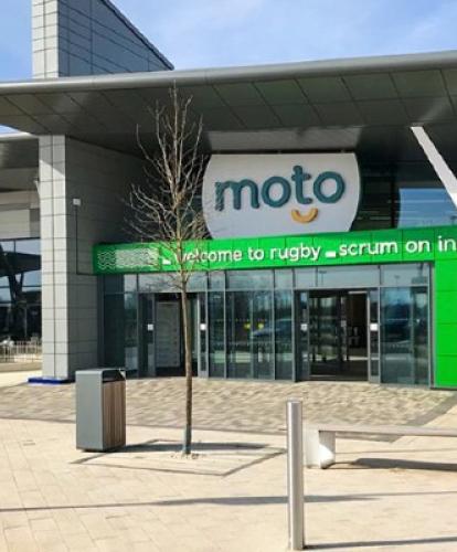 Moto opens major EV charging site at Rugby Services
