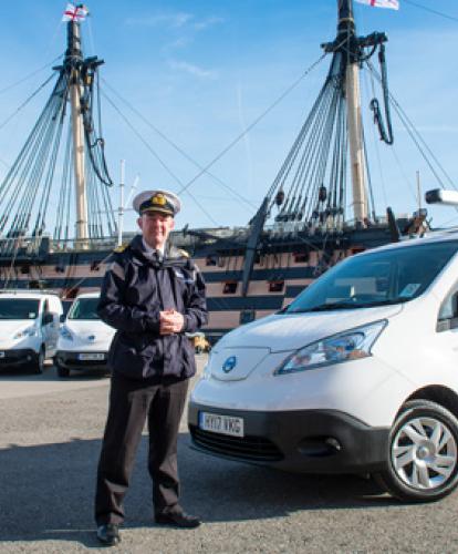 Portsmouth Naval Base turns to electric fleet