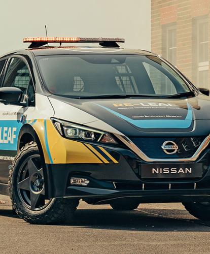 Nissan RE-LEAF concept showcases disaster relief tech
