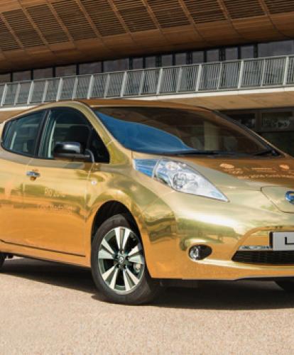 Athletes given extra drive for gold with Nissan Leaf