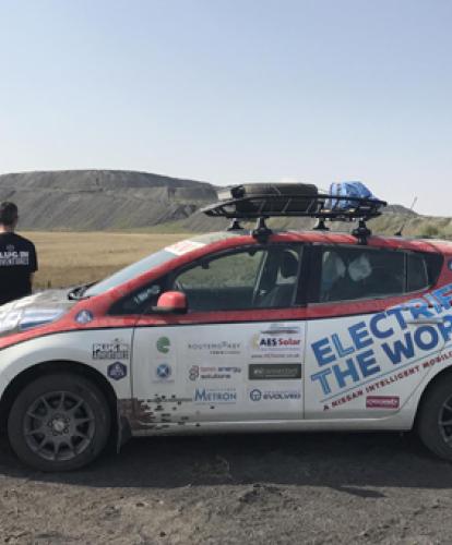 Nissan Leaf completes 8,000 mile Mongol Rally