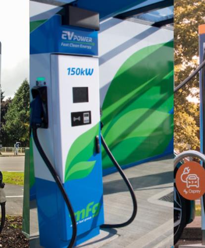 Petrol stations with electric cheap charge points