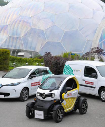 Renault EVs give Eden Project a boost