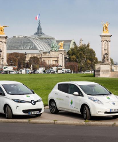 Renault and Nissan boost charging points for climate talks
