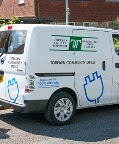 Torfaen Council employs services of Nissan e-NV200 electric van