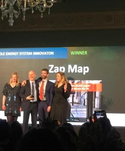 Zap-Map recognised for “extraordinary” contribution to the energy transition