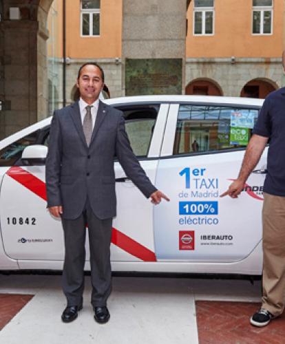 Barcelona and Madrid receive first Nissan all- electric taxis