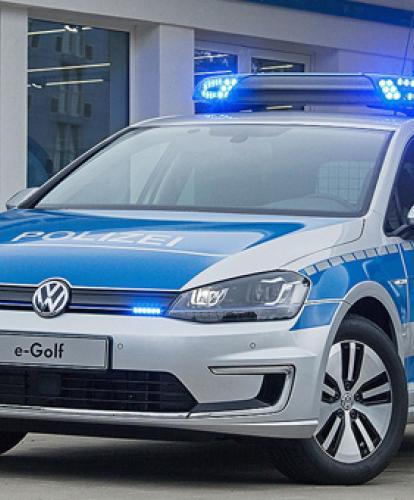 German police force go electric with new Volkswagen e-Golf