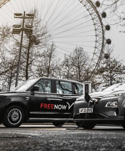 Free Now offering EVs as default option in the UK