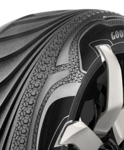 New concept tyre from Goodyear can recharge EV batteries on the move