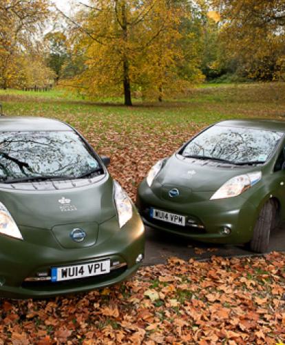 Two Nissan LEAF EVs introduced to London Royal Parks fleet
