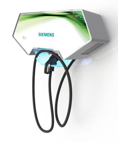Siemens reveals new wall-mounted Rapid DC charging point 