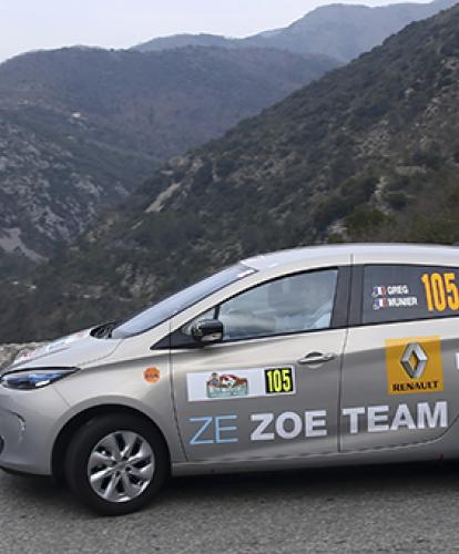 Renault Zoe takes top four places in ZENN Monte-Carlo rally