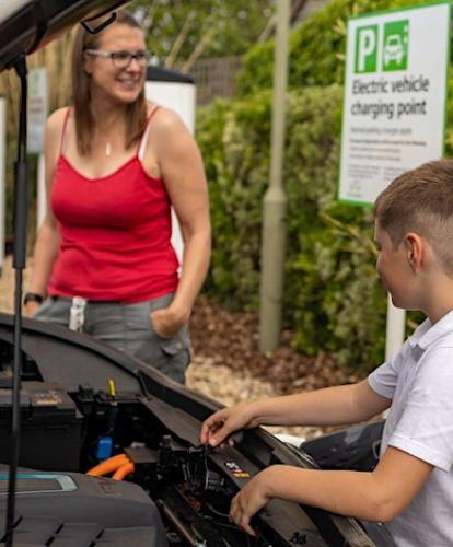 Family charging EV